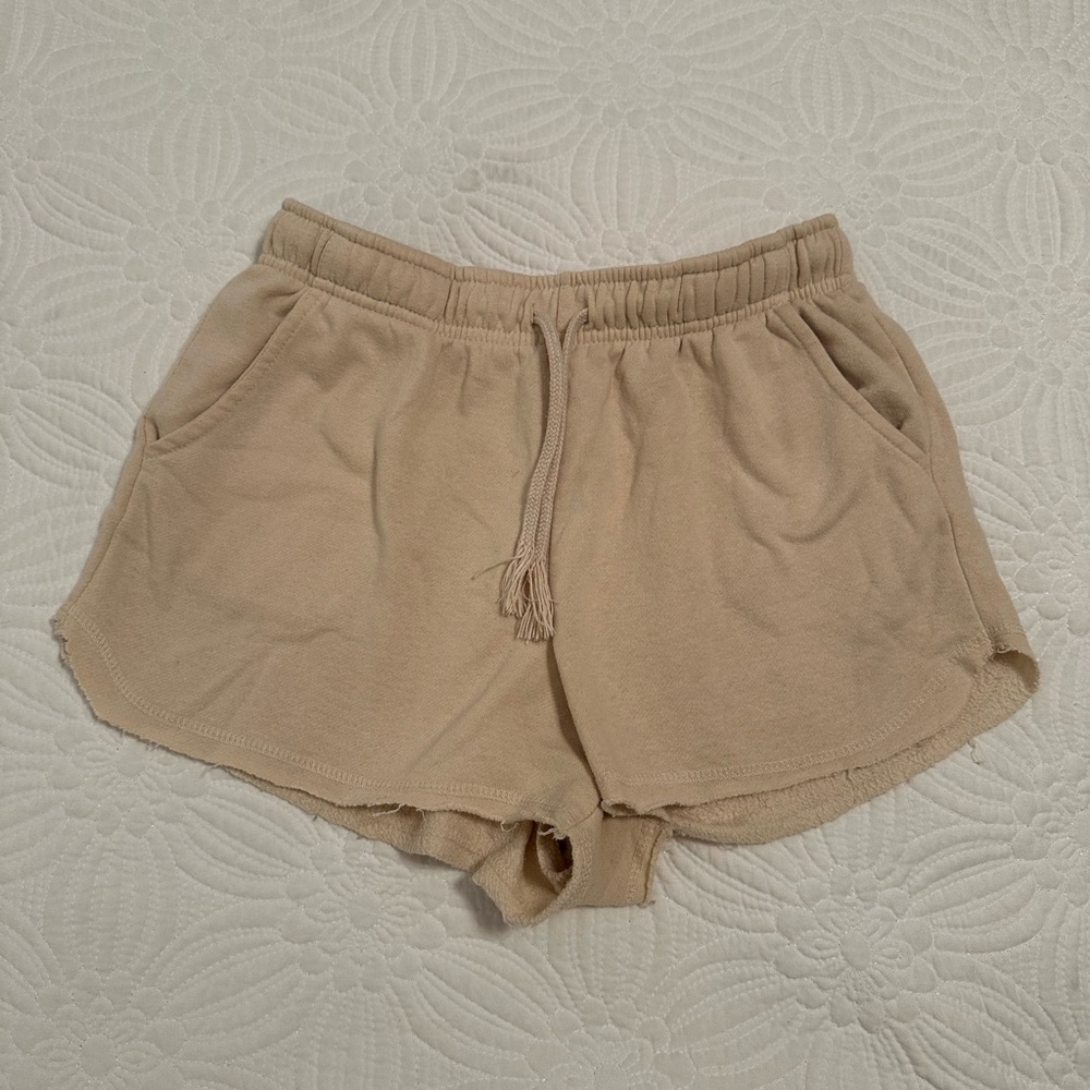 Comfy Tan Women's Athletic Shorts